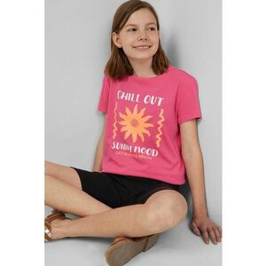 Tricou regular fit cu design grafic imagine