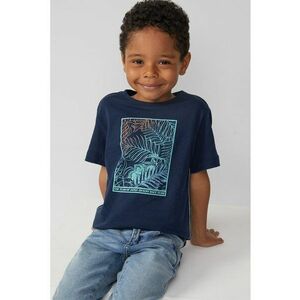 Tricou cu imprimeu tropical imagine