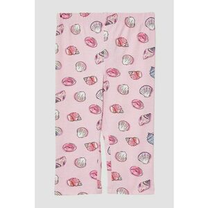 Pantaloni din amestec de bumbac cu imprimeu imagine
