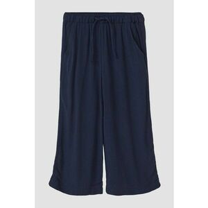 Pantaloni uni cu croiala ampla imagine