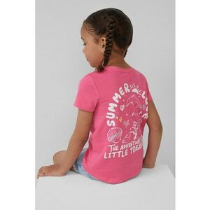Tricou din bumbac cu imprimeu pe partea din spate imagine