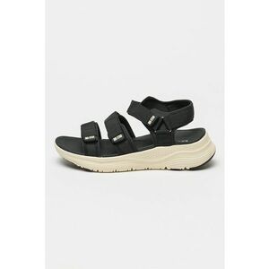 Sandale wedge din material textil imagine