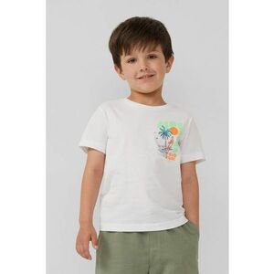 Tricou cu decolteu la baza gatului si imprimeu imagine
