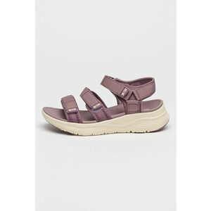 Sandale wedge din material textil imagine