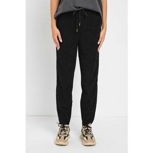 Pantaloni conici din reiat cu snur imagine