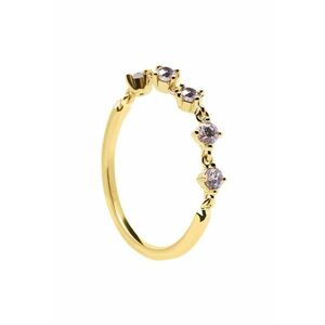 Inel placat cu aur de 18K si zirconia Victoria imagine