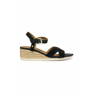 Sandale-espadrile din piele intoarsa cu talpa wedge imagine