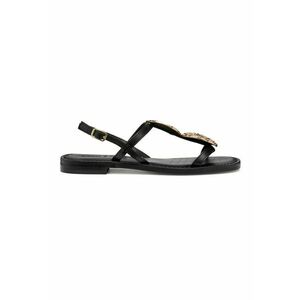 Sandale din piele cu aplicatii metalice imagine