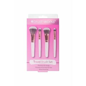 Set de pensule Editie Travel Alb & Auriu imagine