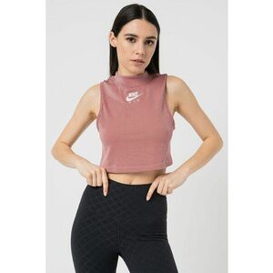 Top crop cu imprimeu logo imagine