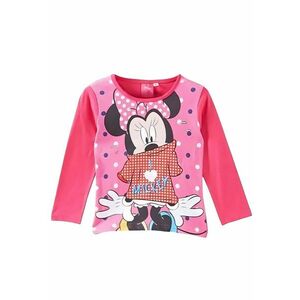 Tricou copii - Minnie Mouse - imprimeu - roz - bumbac - imagine