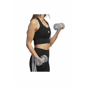 Bustiera sport dama - neagra - poliester reciclat - pentru sala de sport/fitness - alergare/antrenament - set. - imagine