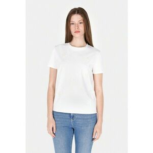 Tricou din bumbac cu detalii brodate imagine