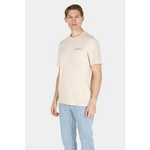 Tricou din bumbac cu decolteu la baza gatului imagine