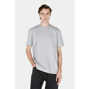 Tricou texturat cu decolteu la baza gatului imagine