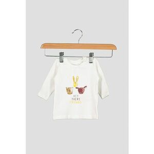 Bluza din amestec de bumbac organic cu imprimeu imagine