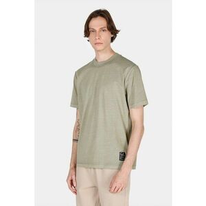 Tricou cu decolteu la baza gatului si model uni imagine