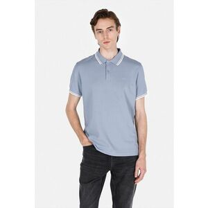 Tricou regular fit cu guler polo imagine