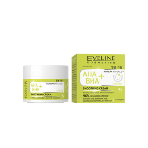 Crema de netezire AHA+BHA Korean Rituals - cu acid mandelic - acid salicilic si niacinamida - pentru ten gras - mixt si cu imperfectiuni - 50 ml imagine