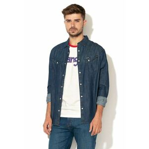 Camasa regular fit de chambray imagine