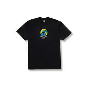 Tricou bumbac - imprimeu - negru - pentru barbati - imagine
