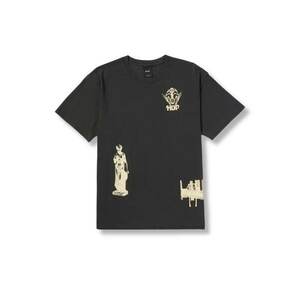 Tricou barbati bumbac - imprimeu - gri imagine