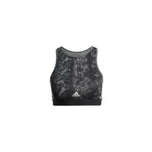 Bustiera sport poliester/elastan - negru/gri - imagine