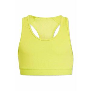 Bluza sport 164 - galben - 70% poliester reciclat - 19% poliester - 11% elastan - set pentru fete - imagine