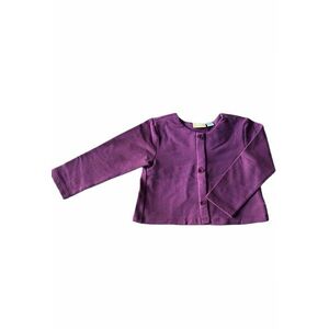 Pulover pentru copii bumbac/elastan - croiala clasica - maneci lungi - mov imagine