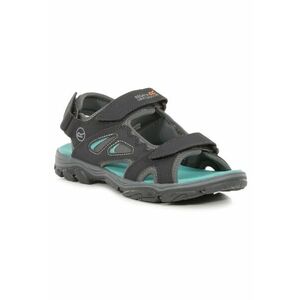Sandale pentru dama sintetic - inchidere Velcro - gri - imagine