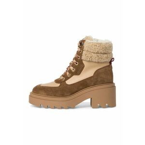 Botine cu detalii din piele intoarsa imagine