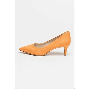 Pantofi de piele intoarsa ecologica cu varf ascutit imagine