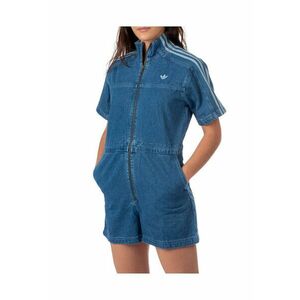 Salopeta din denim cu fermoar imagine