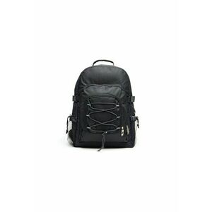 Rucsac negru - poliester - 33x47x18cm - pentru femei si barbati imagine