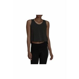Tricou dama - negru - material usor - fara maneci - imagine