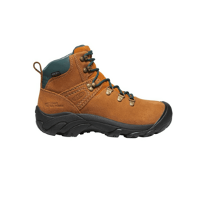 Ghete trekking dama piele naturala - impermeabile - maro - set cu sireturi suplimentare imagine