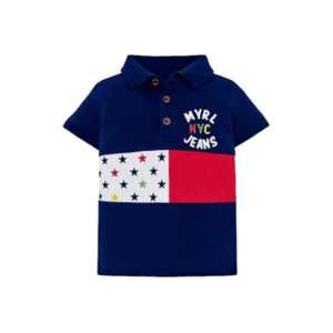 Tricou pentru copii - Albastru marin - imagine