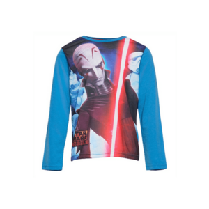 Bluza copii - Star Wars - Bumbac/Poliester - Albastru - 104cm imagine