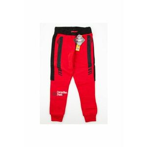 Pantaloni sport copii rosu - bumbac - editie moderna - talie elastica - confortabili imagine