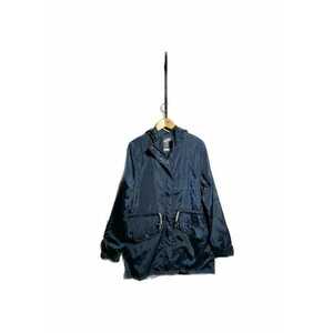 Jacheta sport pentru fete - 100% poliester - albastru marin - gluga practica - buzunare cu capse - imagine