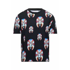 Tricou bumbac - negru - design unic - multicolor - imagine