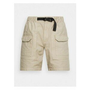 Pantaloni scurti barbati bej - bumbac - pentru trekking - curea inclusa - imagine