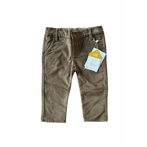 Pantaloni copii bumbac - maro - ajustabili - stil sportiv imagine