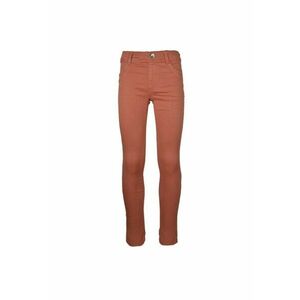 Pantaloni copii - treggingi - rosu - bumbac - set pentru fete - imagine