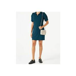 Rochie mini albastru - poliester - maneci scurte - fara model - imagine