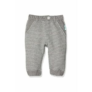 Pantaloni copii gri - 75% bumbac - dungi - set nou - imagine