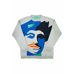 Pulover barbati Benetton - gri - amestec de modele - bumbac - set elegant - imagine