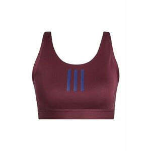 Sutien sport Don't Rest - suport mediu - burgundia - poliester/elastan - cu cusaturi plate si insertii detasabile imagine