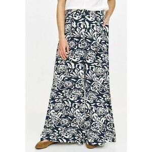 Pantaloni culotte cu model si buzunare oblice imagine