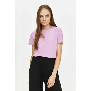 Tricou uni cu decolteu la baza gatului imagine